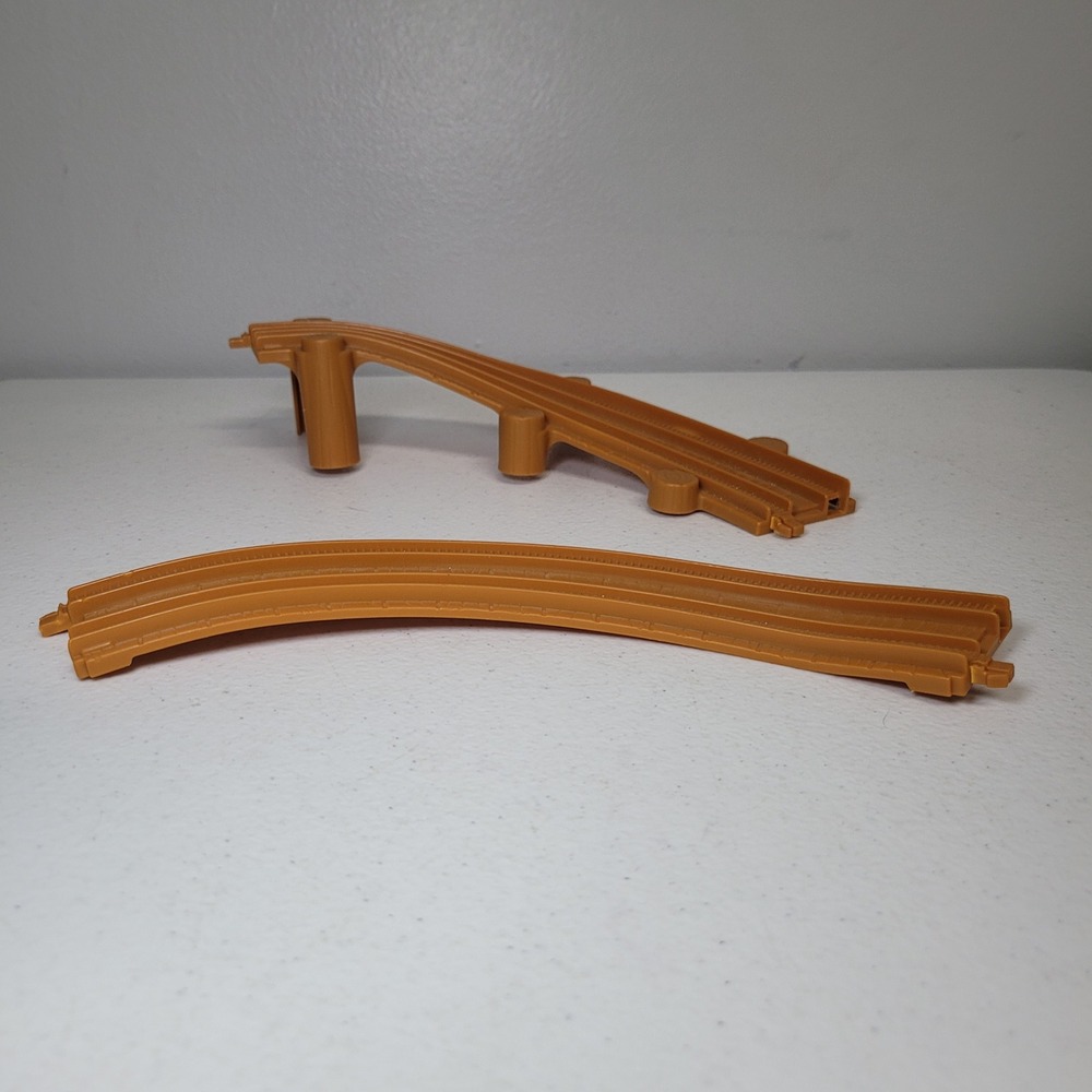 Thomas Train Brown Replacement Track Pieces CDB60 2014 Mattel Motorized Railway